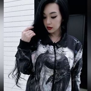Vampire Hunter D Reversible Satin Jacket - Unisex